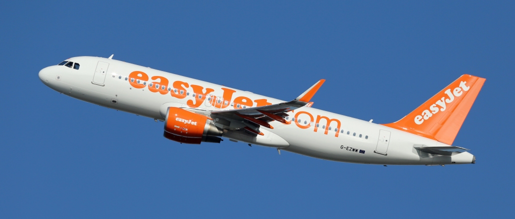 Easyjet die britische Billigfluggesellschaft aus Luton