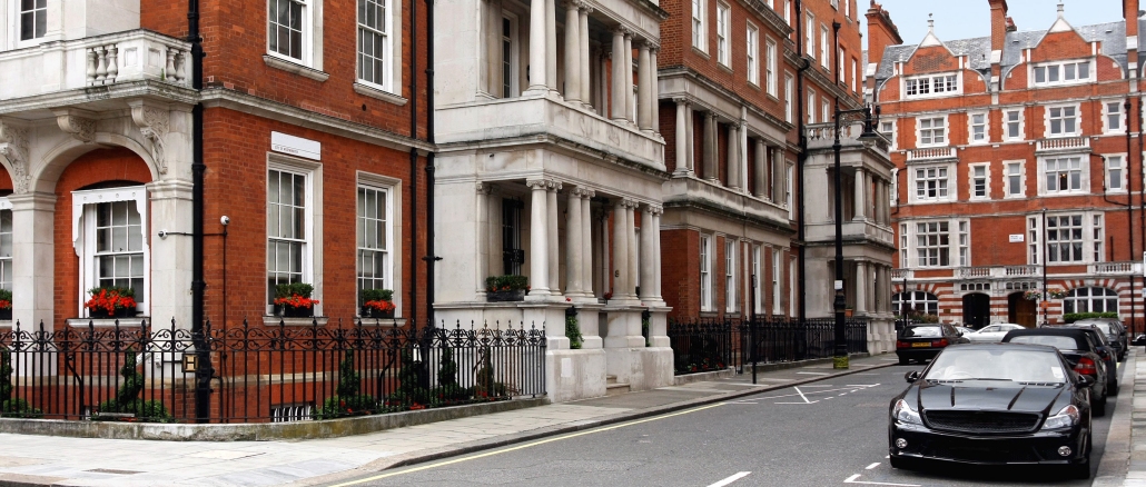 Mayfair ein schöner Stadtteil in der Metropole London