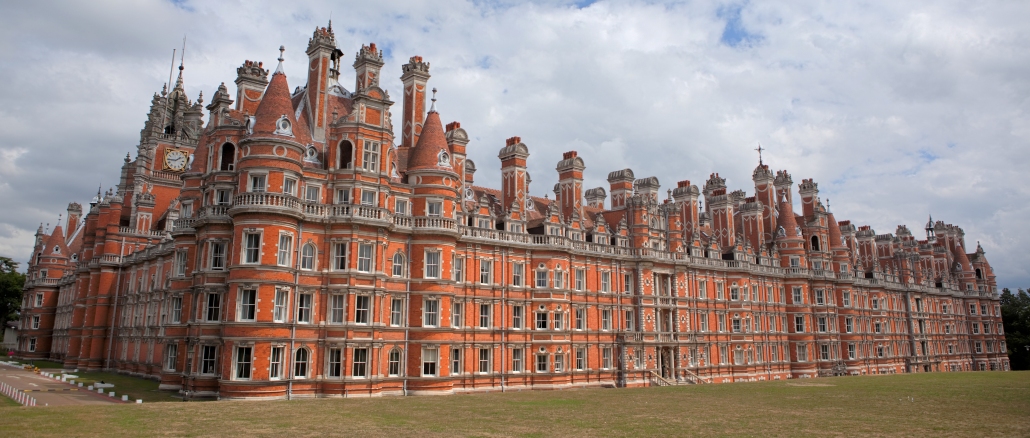 Die briten feiern am riesenrad ins neue jahr royal-holloway-university-of-london - London